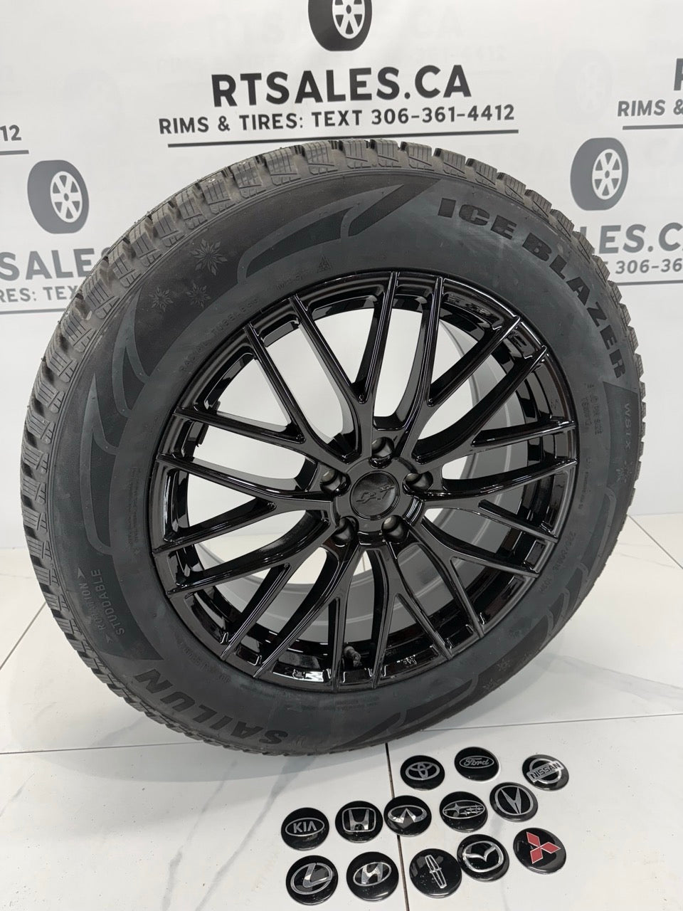 19" Studded WINTER TIRES rims 5x114.3 - MULTIPLE SIZES