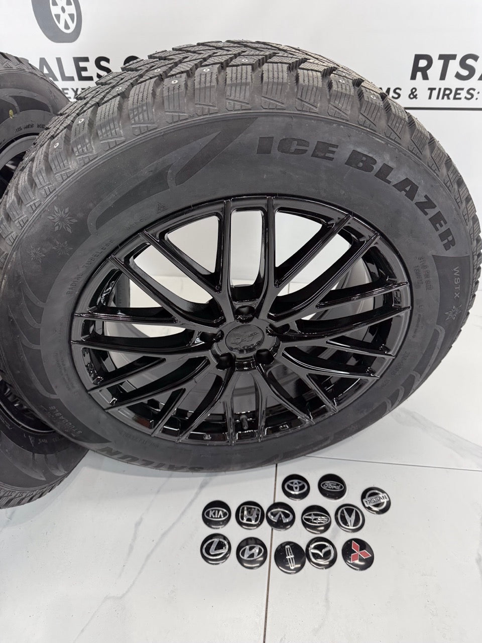 19" Studded WINTER TIRES rims 5x114.3 - MULTIPLE SIZES