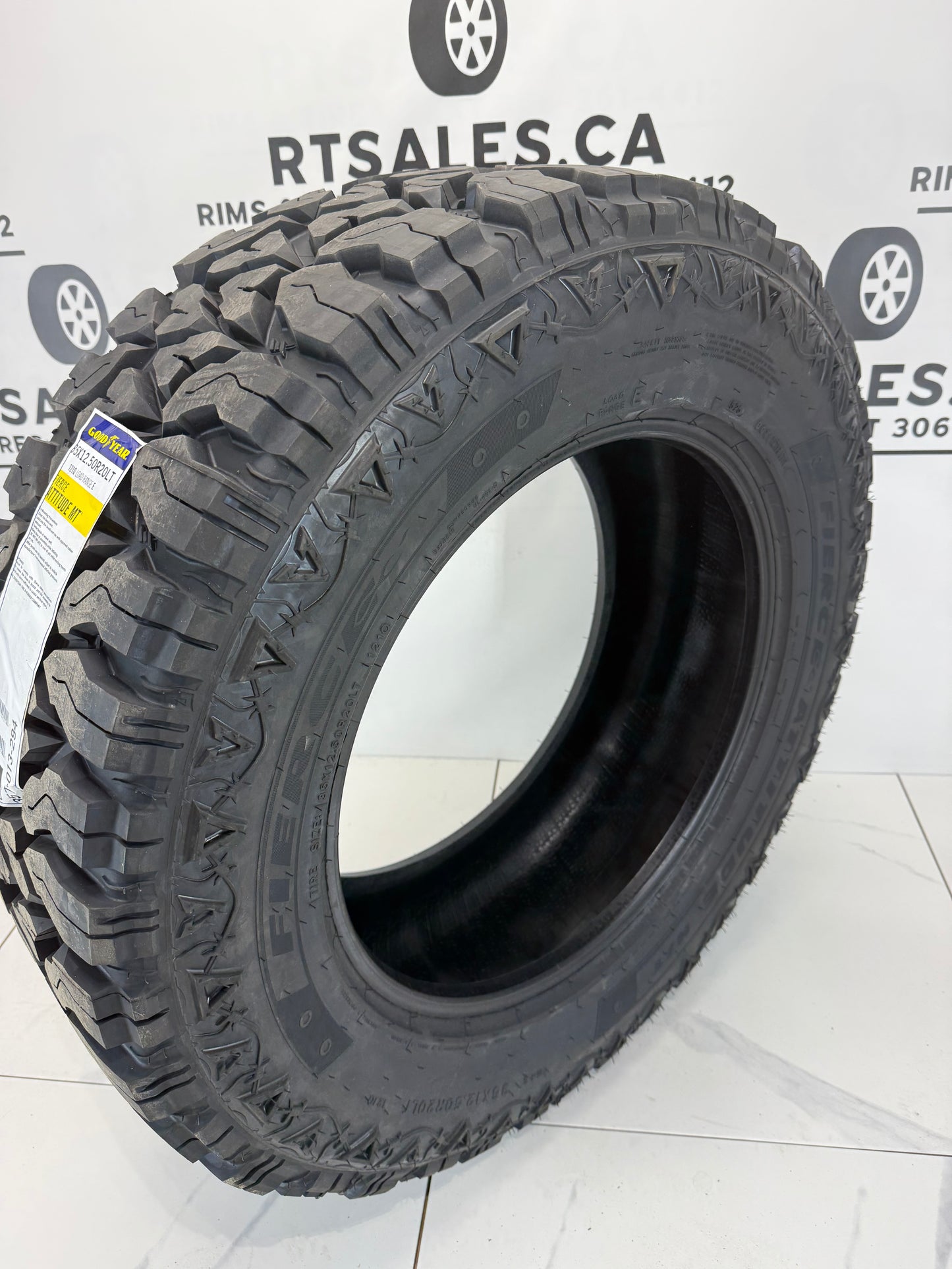 LT 35x12.5x20 Goodyear FIERCE ATTITUDE MT E