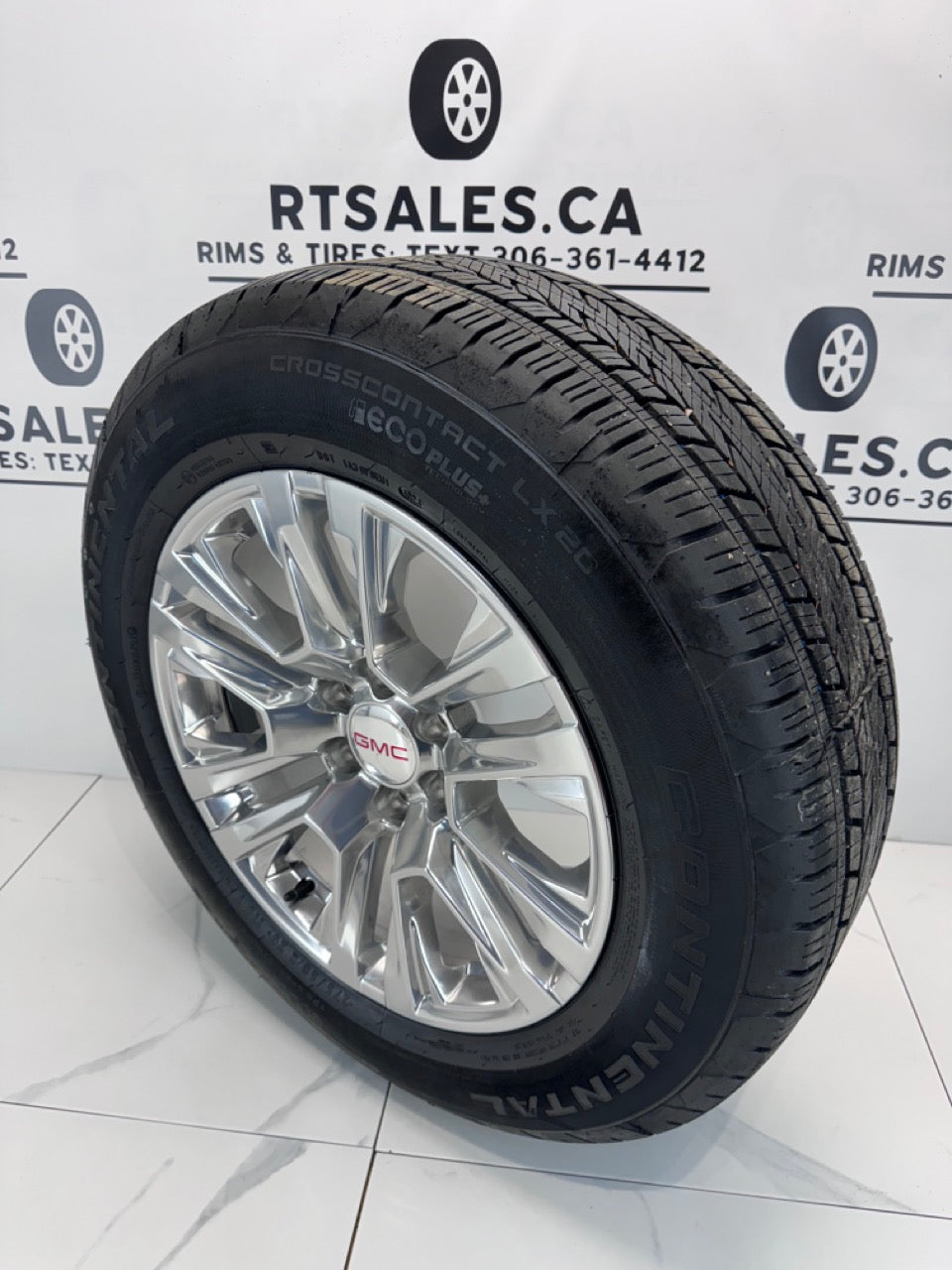 275/60/20 Continental tires GMC Chevy 1500 20 inch rims (Takeoffs)