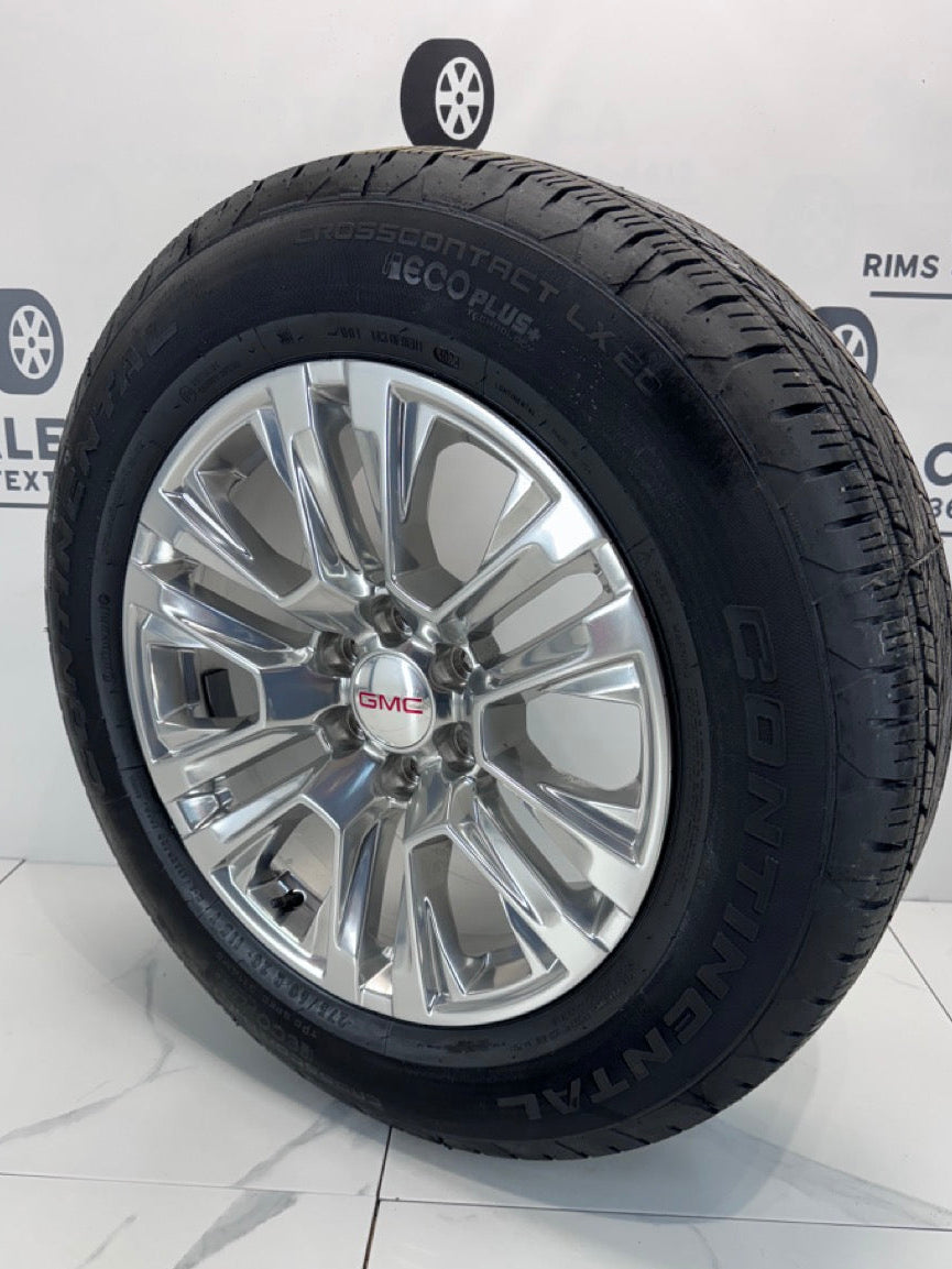 275/60/20 Continental tires GMC Chevy 1500 20 inch rims (Takeoffs)