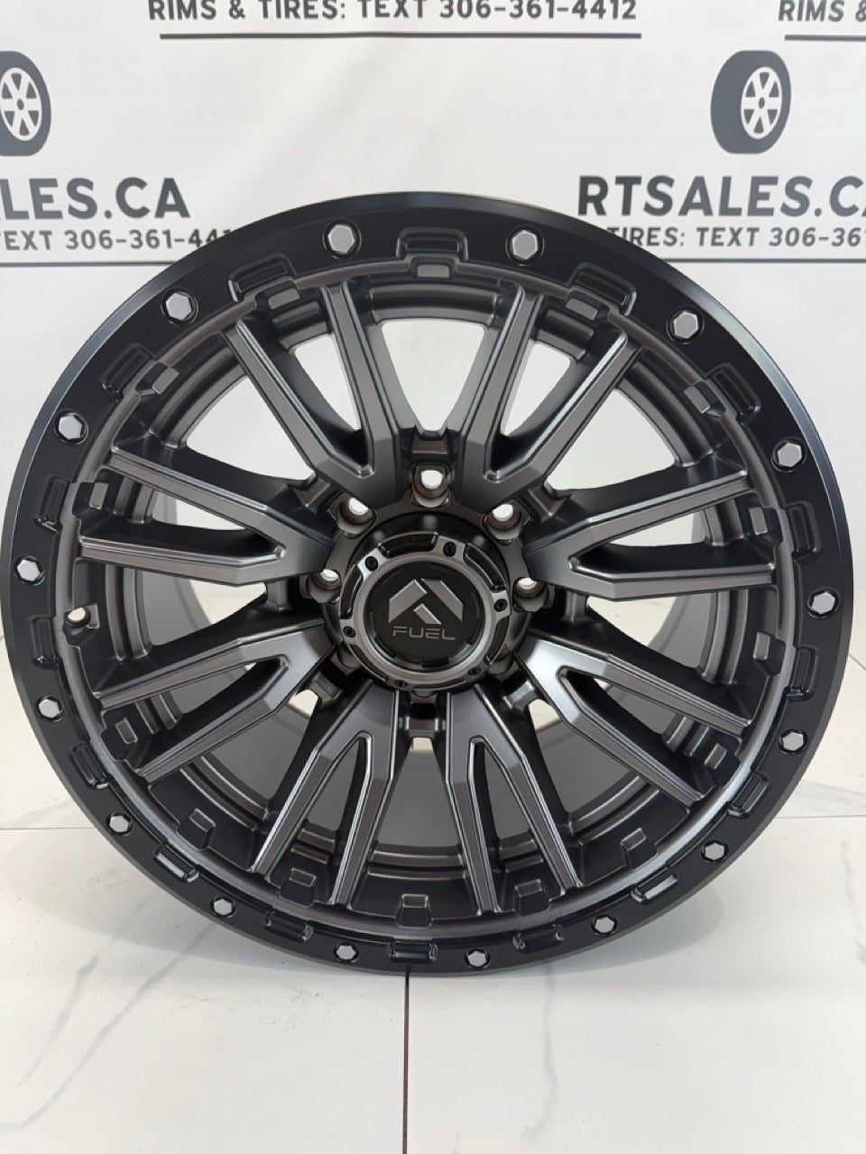 20x10 Fuel Rebel Rims 8x165
