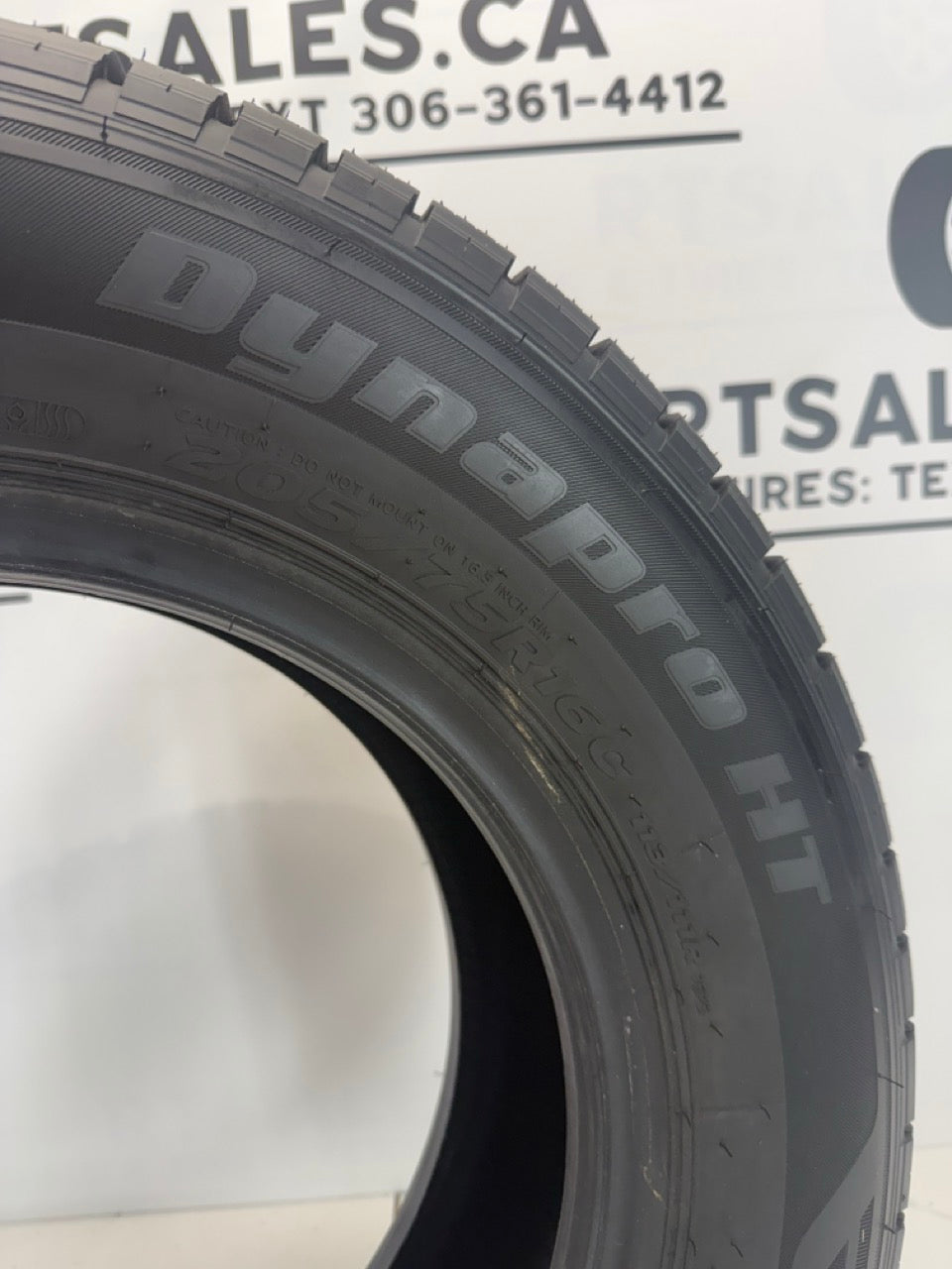 LT 205/75/16 Hankook DYNAPRO HT E All Season Tires (Takeoffs)