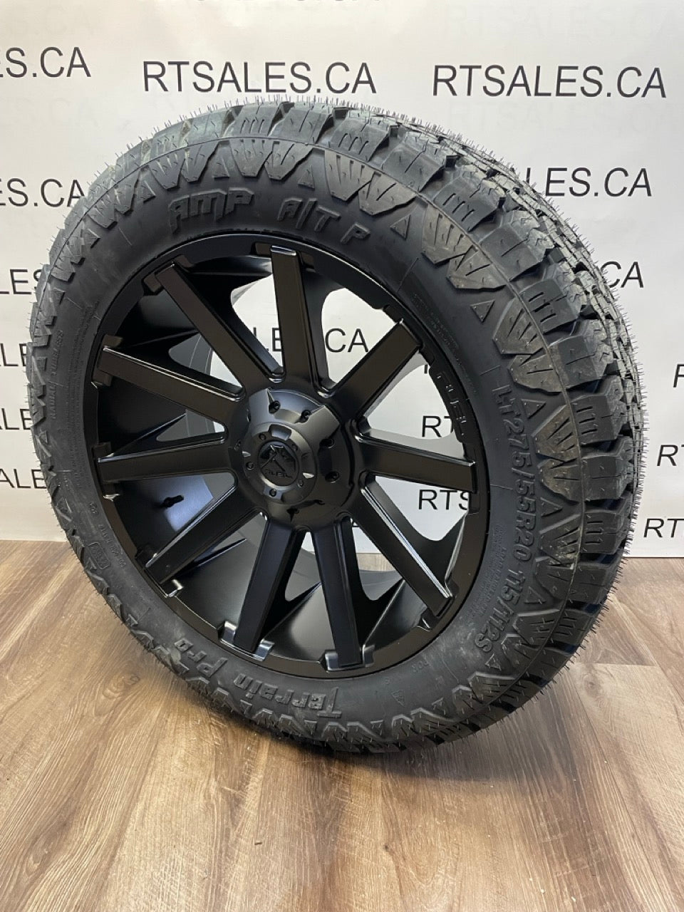 275/55/20 AMP ALL Season tires Fuel 6x135/139 GM RAM FORD