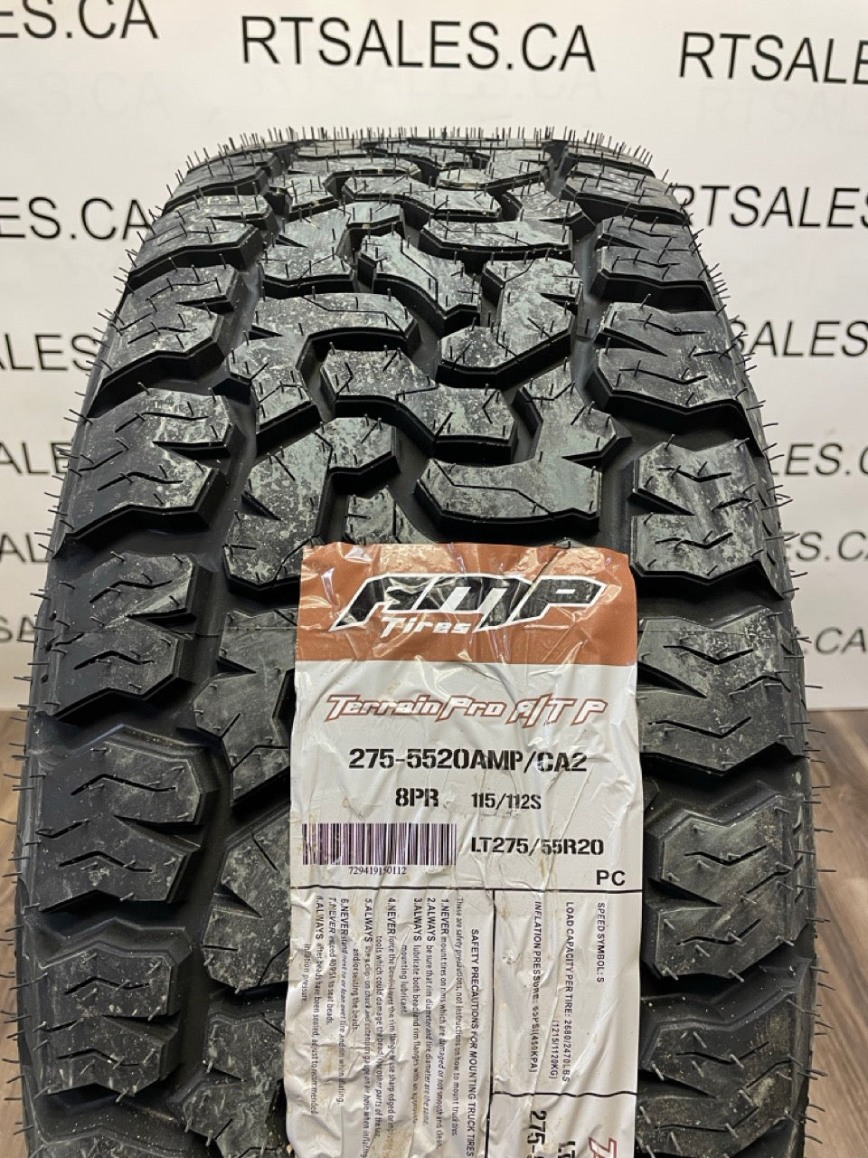 275/55/20 AMP ALL Season tires Fuel 6x135/139 GM RAM FORD