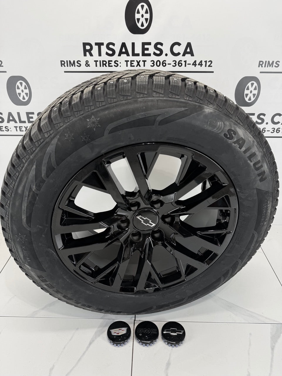 20" Studded Winter tires rims Chevy GMC 1500- MULTIPLE SIZES