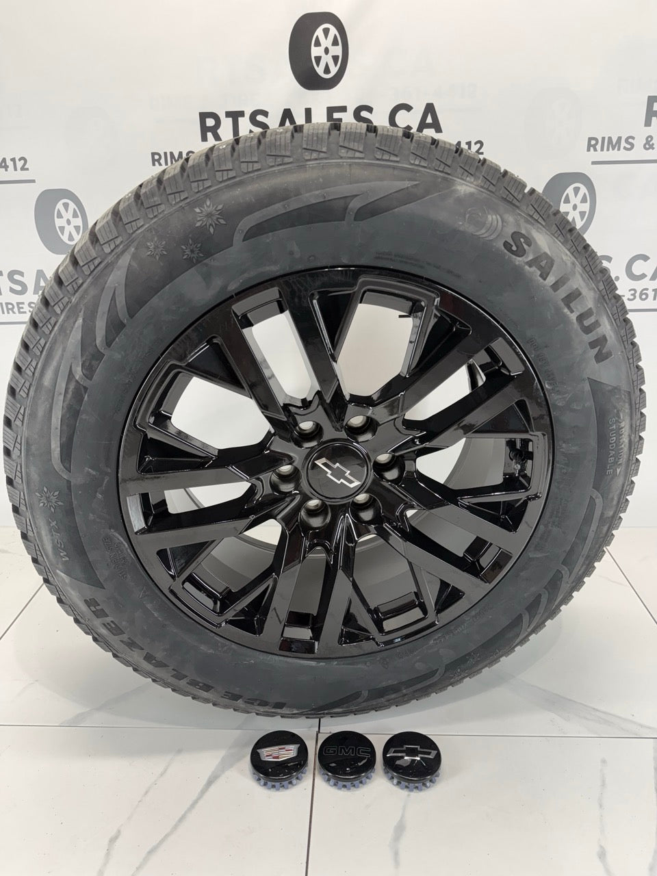 20" Studded Winter tires rims Chevy GMC 1500- MULTIPLE SIZES