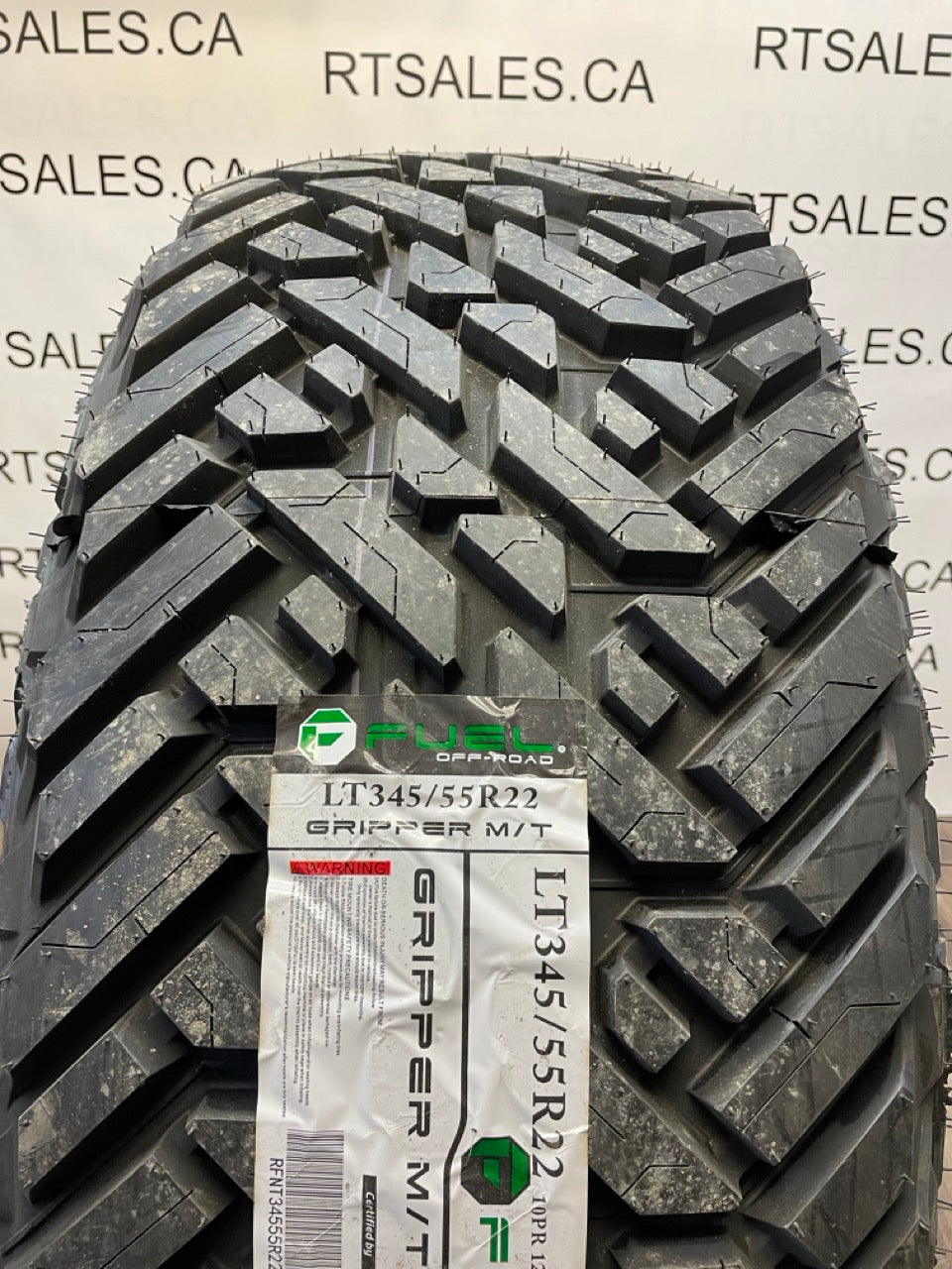 LT 37x13.5x22 Fuel GRIPPER M/T E All Weather Tires