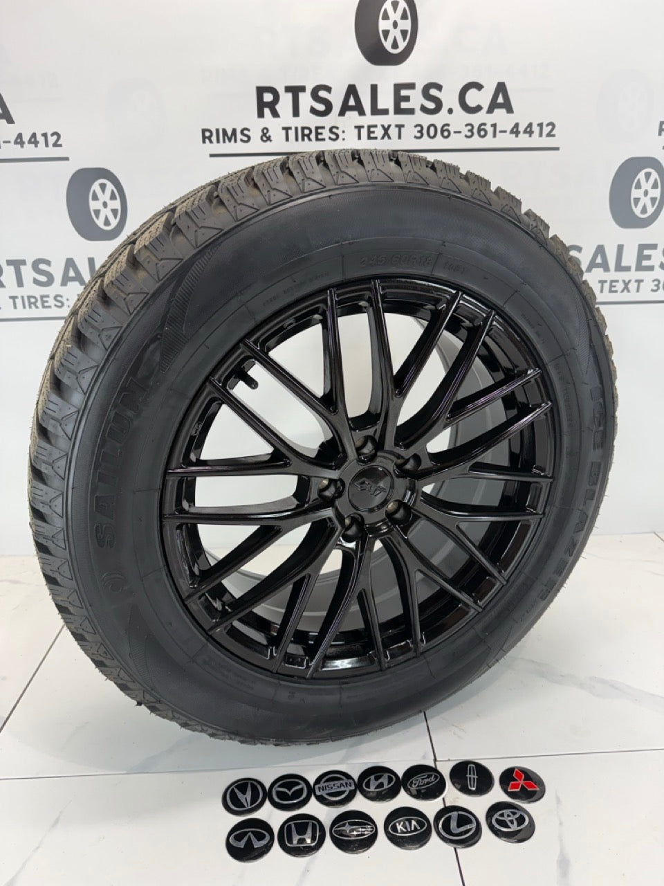 18" Sailun Wst2 WINTER Tires on Rims 5x114.3 - MULTIPLE SIZES