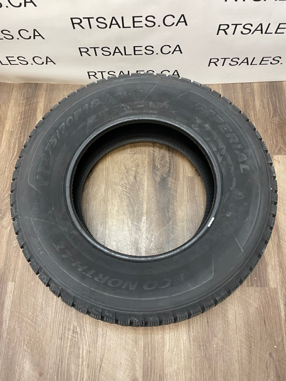LT 275/70/18 Imperial Winter 10 ply Studded tires (Set of Four)