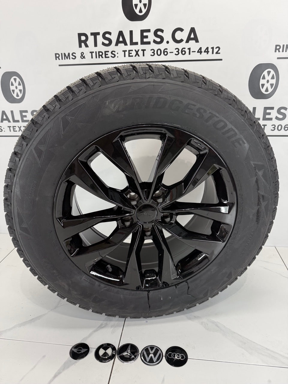 Bridgestone Blizzak Winter Tires On 18" DAI Rims 5x112