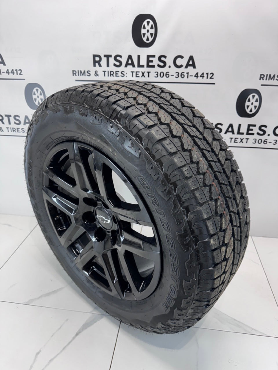 265/60/20 Goodyear tires GMC Chevy 2500 3500 rims 8x180