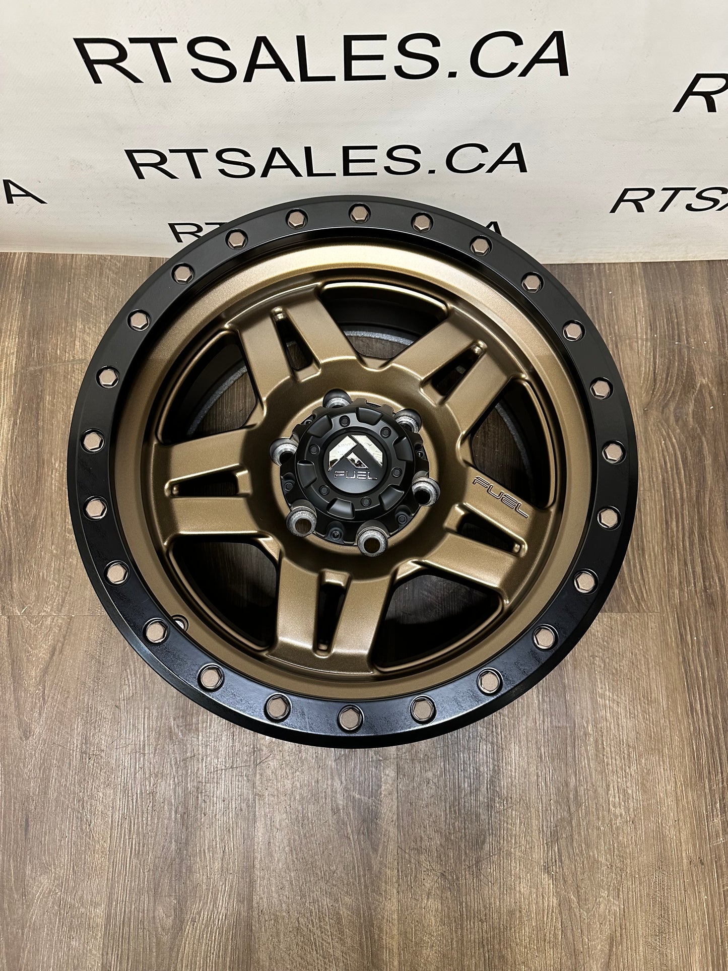 17x8.5 Fuel Anza Rims 6x139.7 GM 1500 Ram