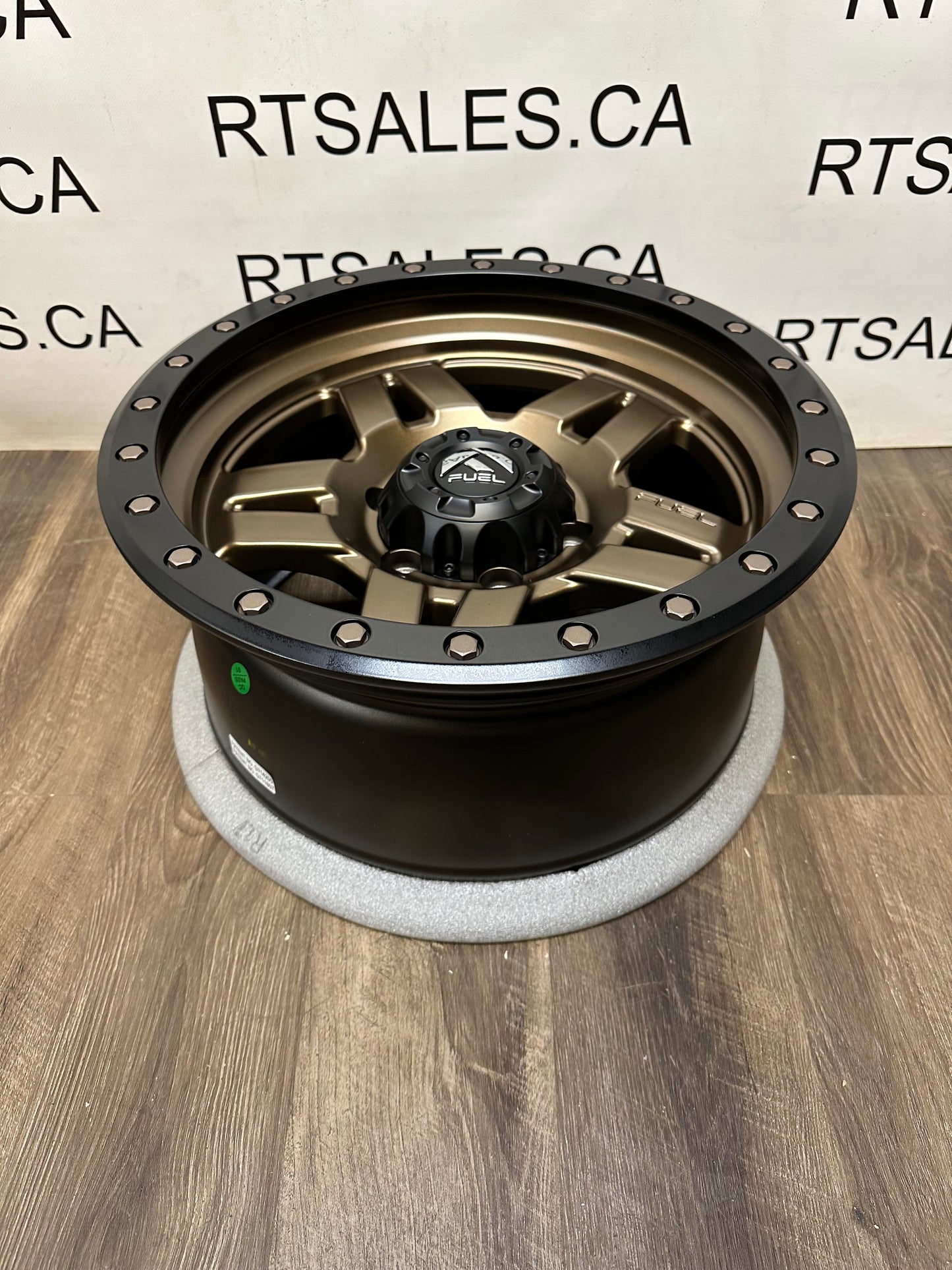 17x8.5 Fuel Anza Rims 6x139.7 GM 1500 Ram