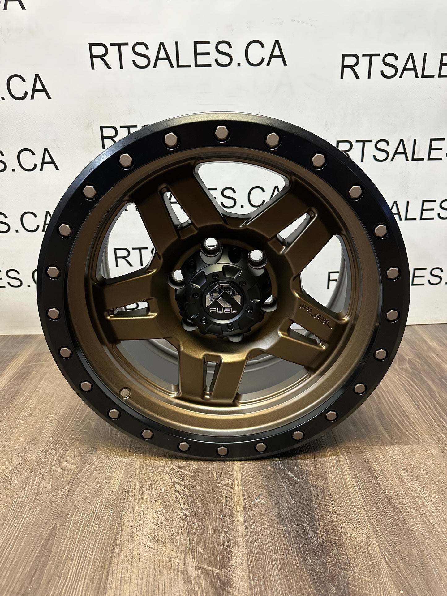 17x8.5 Fuel Anza Rims 6x139.7 GM 1500 Ram