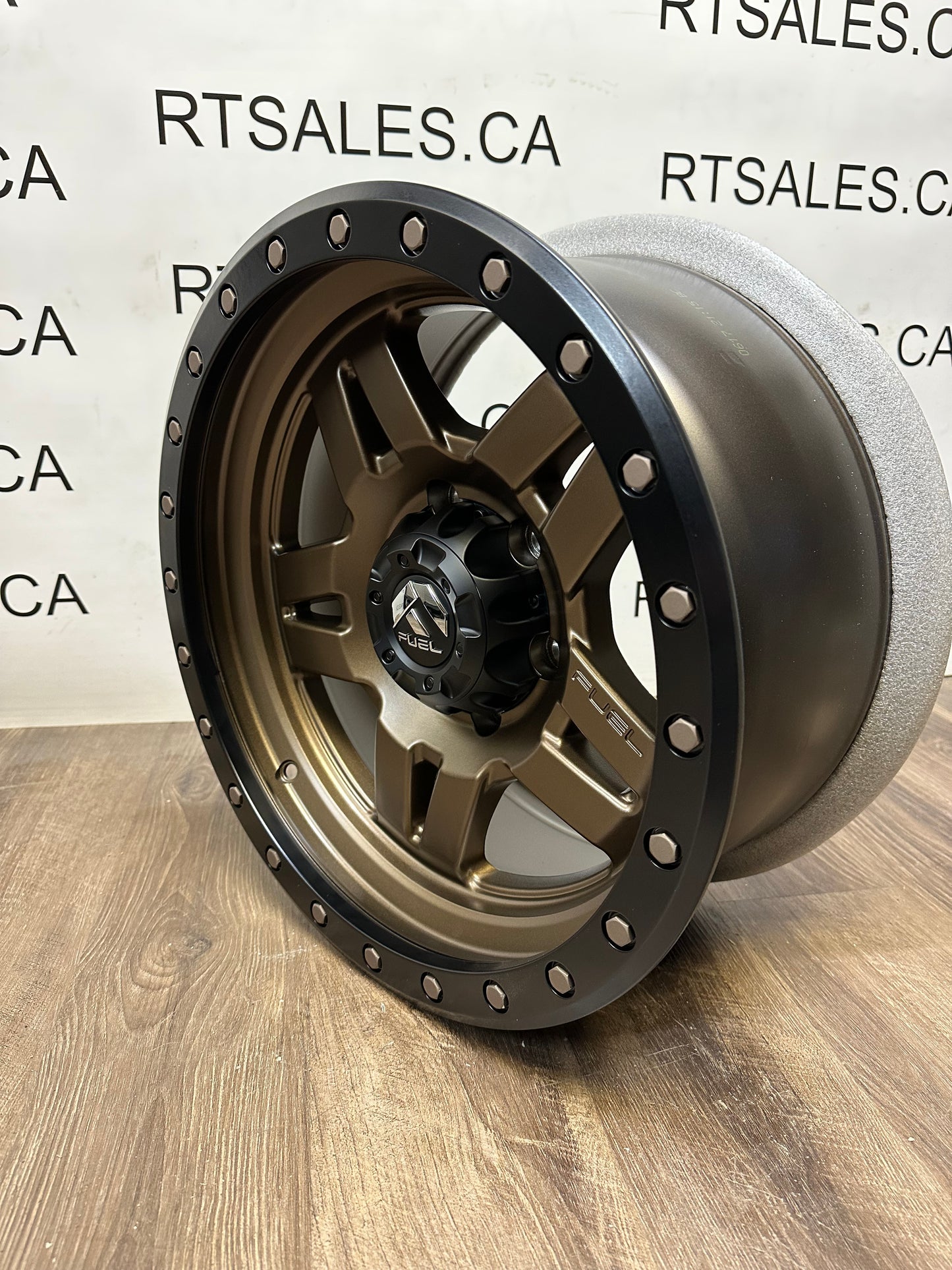 17x8.5 Fuel Anza Rims 6x139.7 GM 1500 Ram