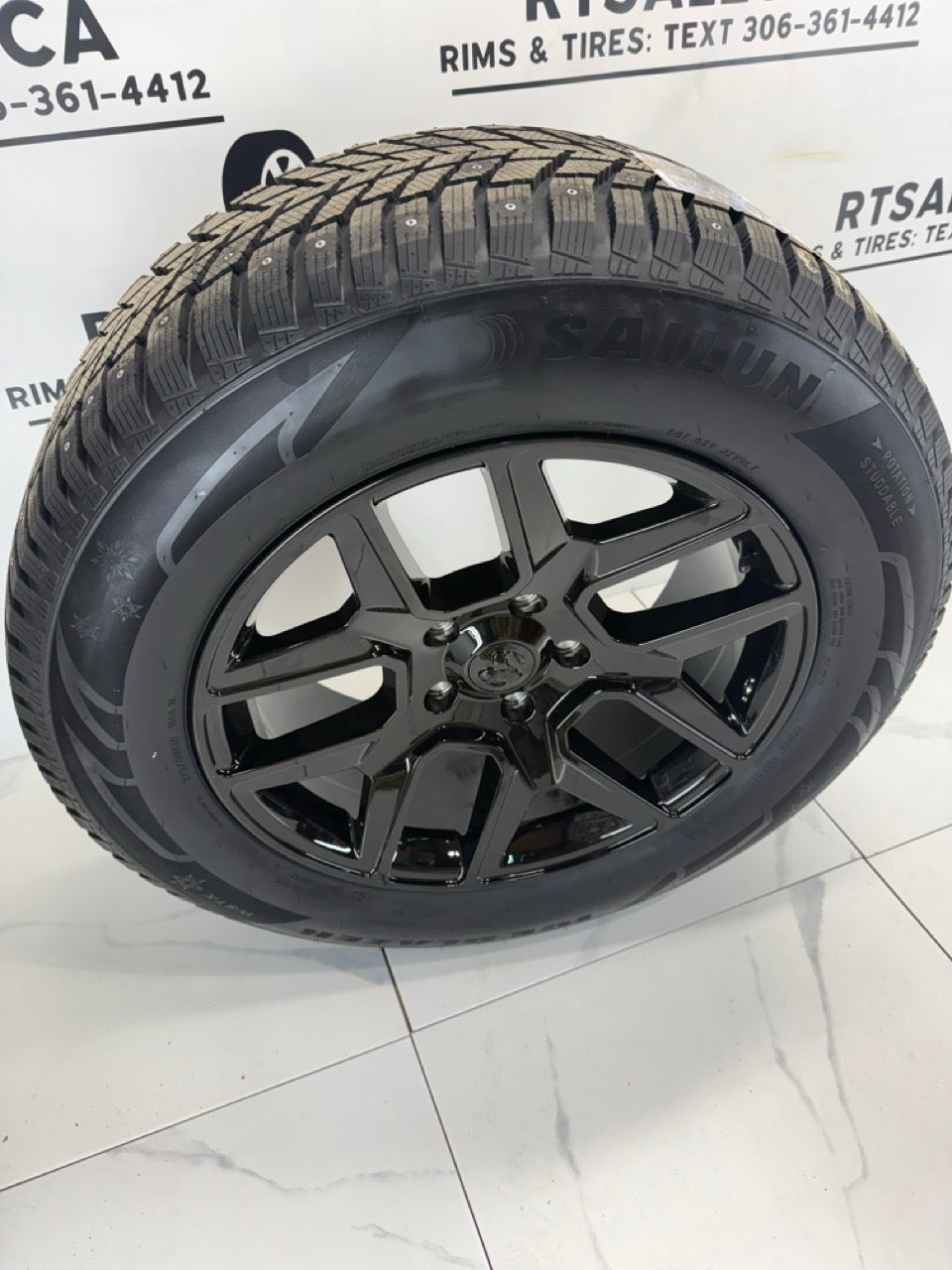 Studded Sailun Winter tires Ram 1500 Rims 6x139.7 - MULTIPLE SIZES