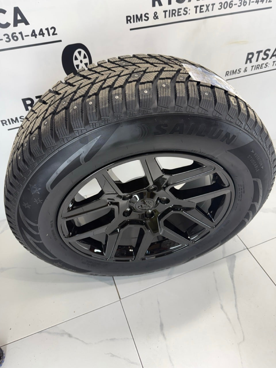Studded Sailun Winter tires Ram 1500 Rims 6x139.7 - MULTIPLE SIZES