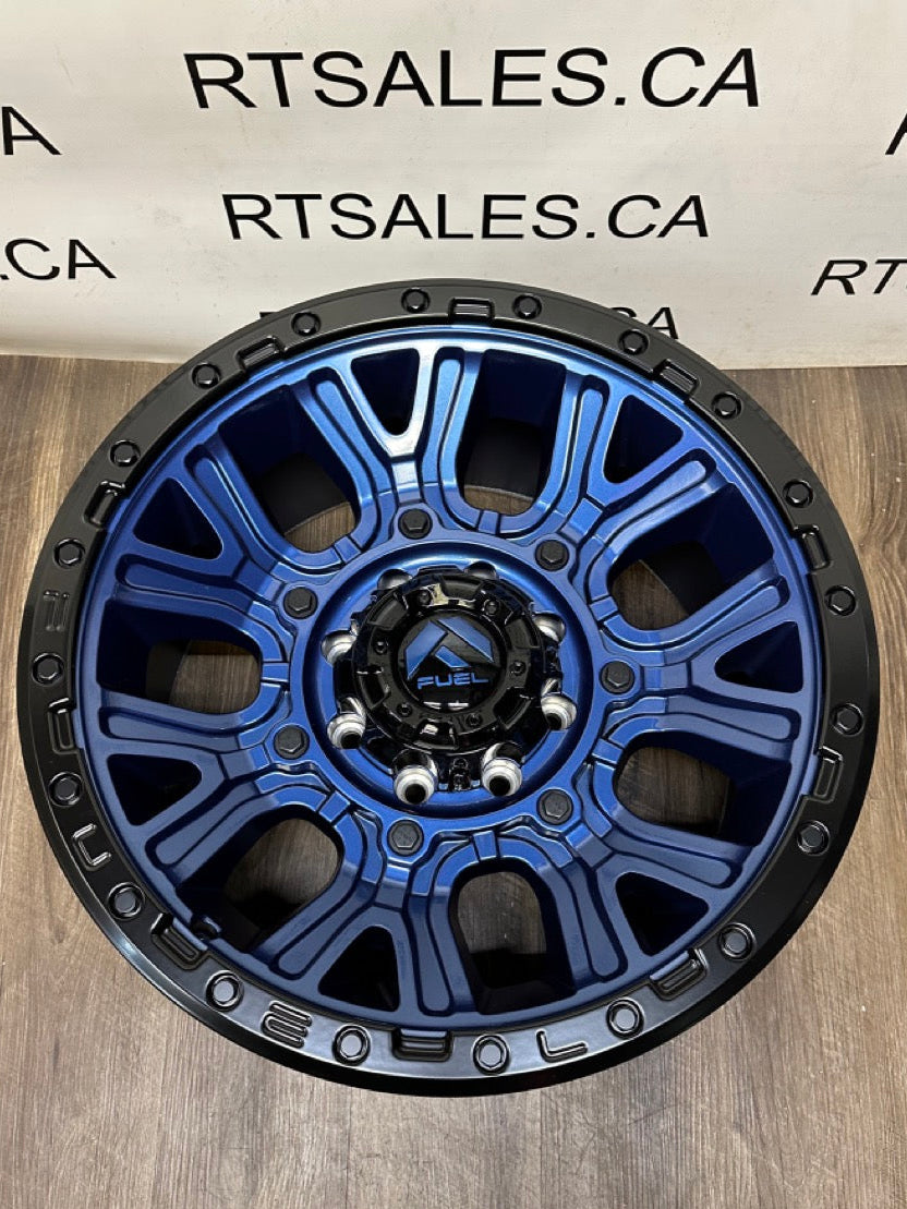 20x9 Fuel Traction Rims 8x165