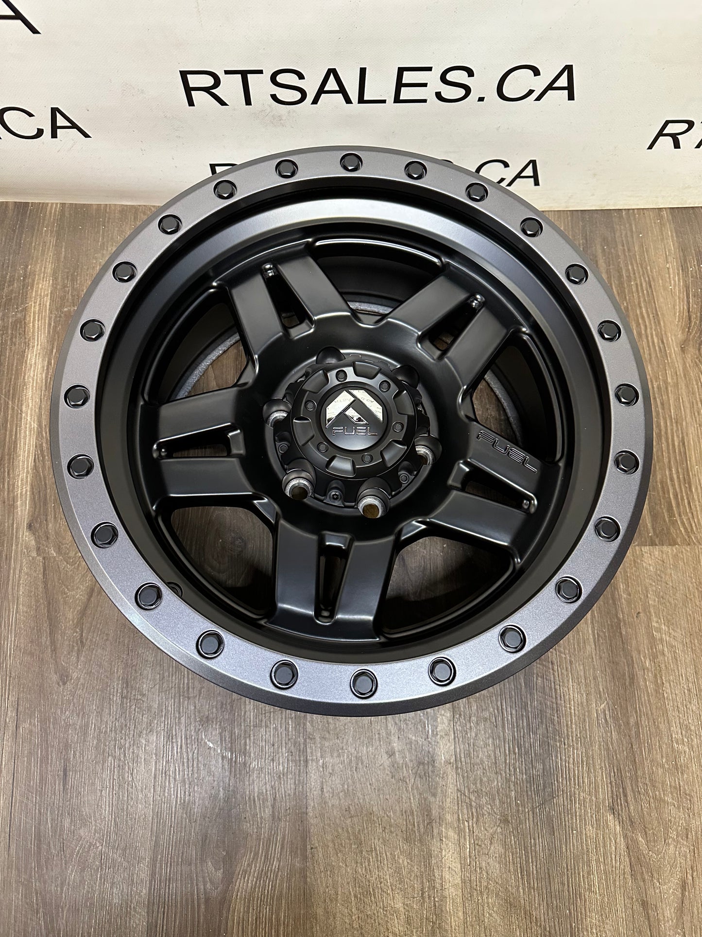 17x8.5 Fuel Anza Rims 6x139.7 GM 1500 Ram