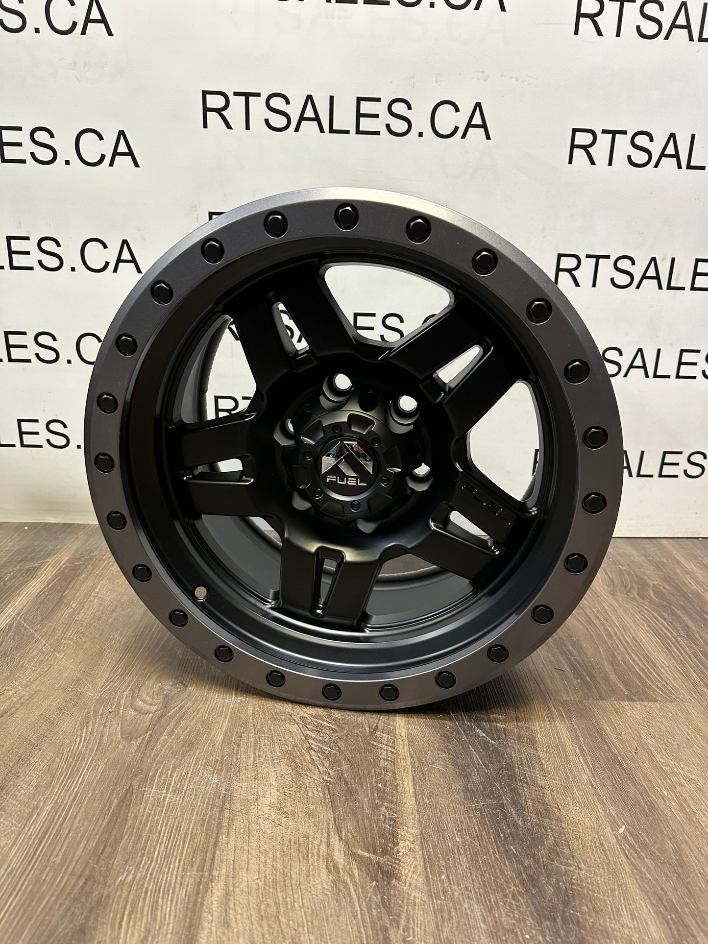 17x8.5 Fuel Anza Rims 6x139.7 GM 1500 Ram