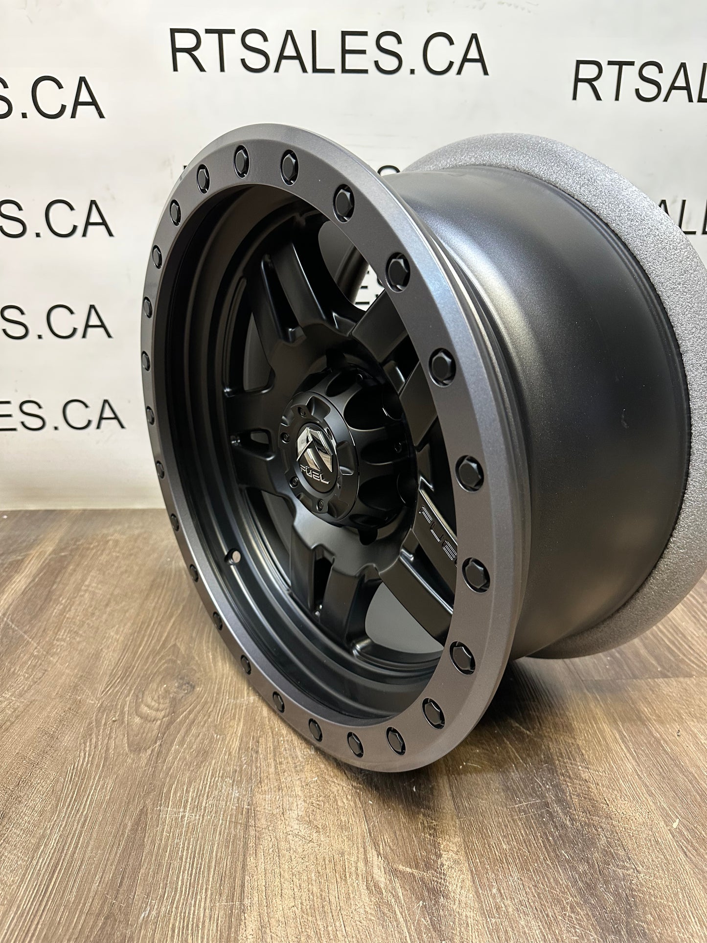 17x8.5 Fuel Anza Rims 6x139.7 GM 1500 Ram