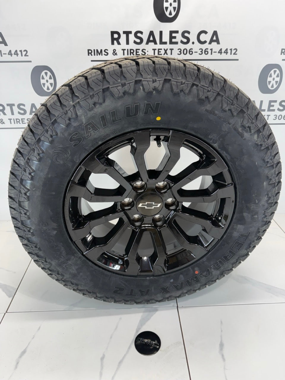 18" Sailun Terramax At2 All Weather Tires AT4 Rims 6x139