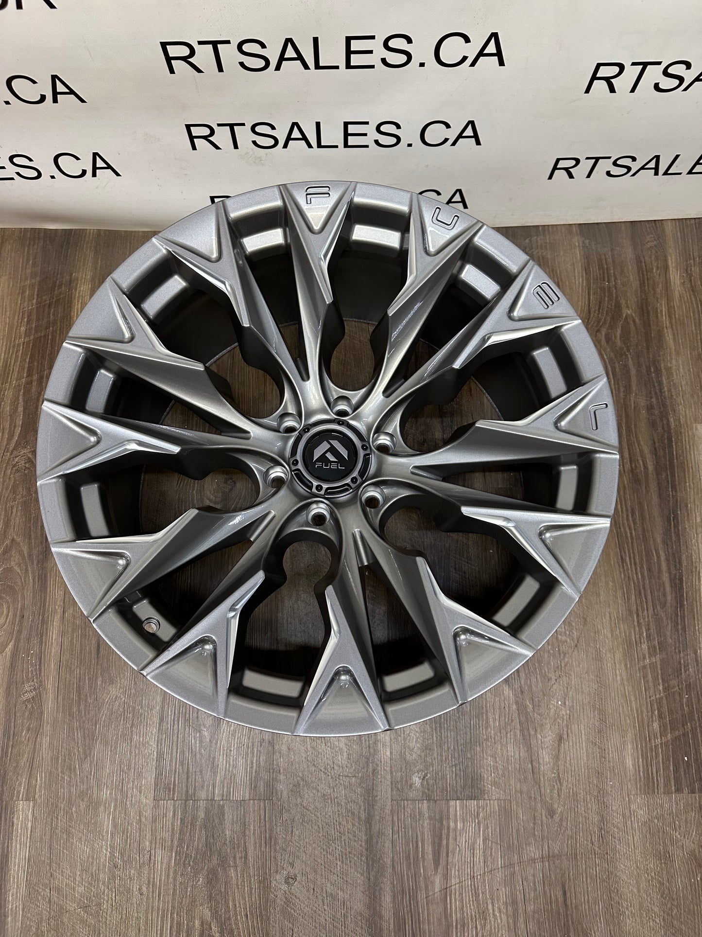 22x10 Fuel Flame Rims 6x139.7 GM 1500 Ram