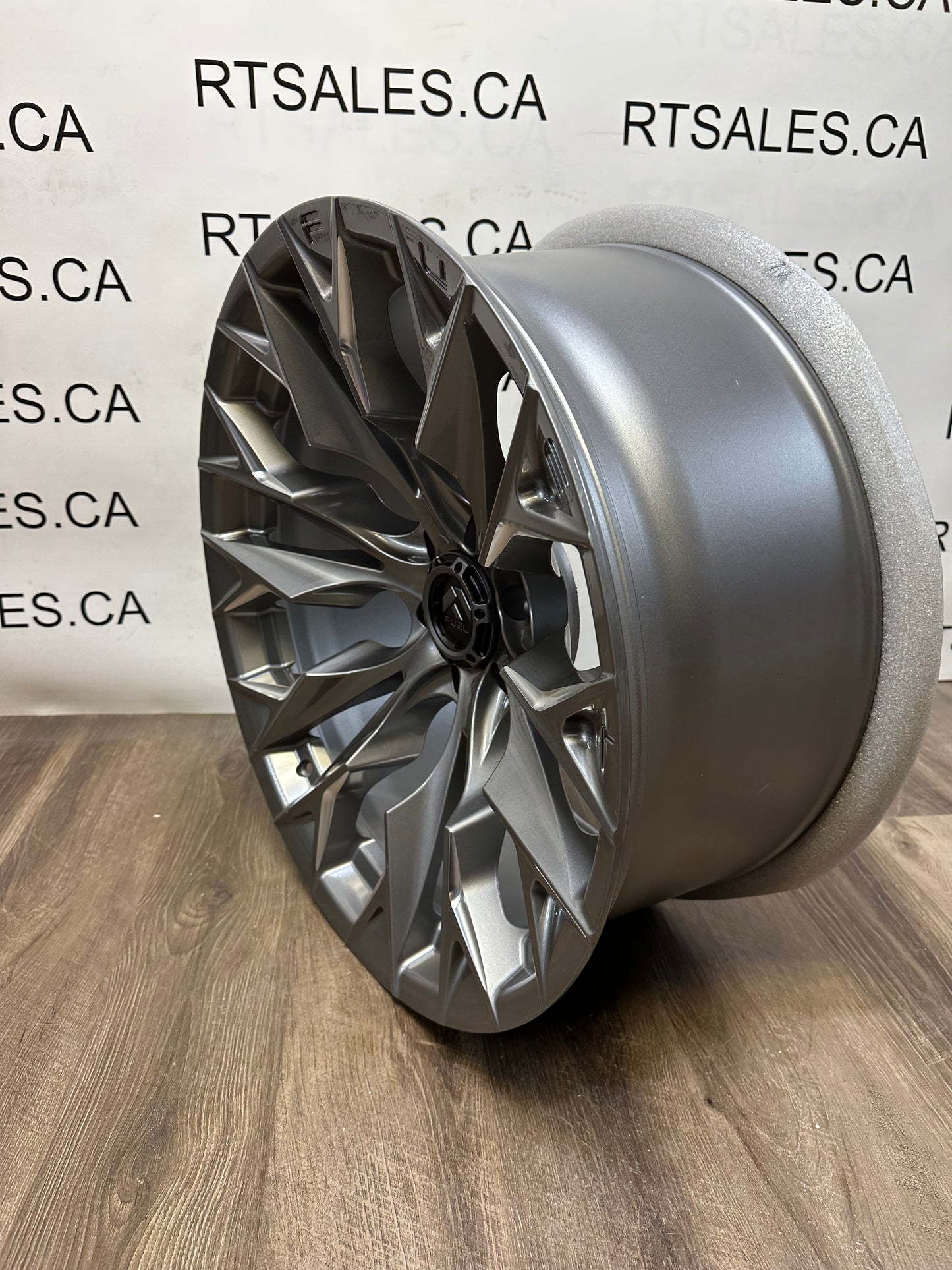 22x10 Fuel Flame Rims 6x139.7 GM 1500 Ram