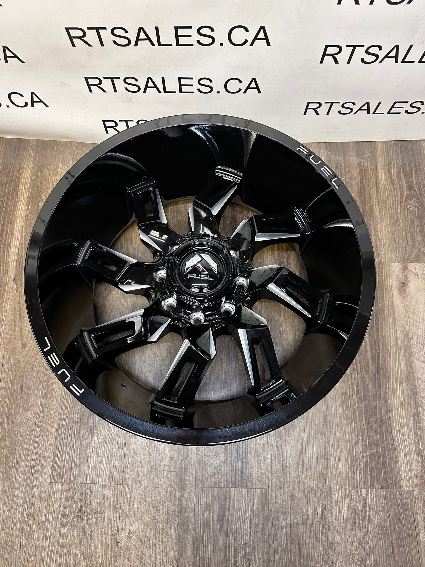 22x10 Fuel Lockdown Rims 8x165 Dodge Ram GMC Chevy 2500 3500
