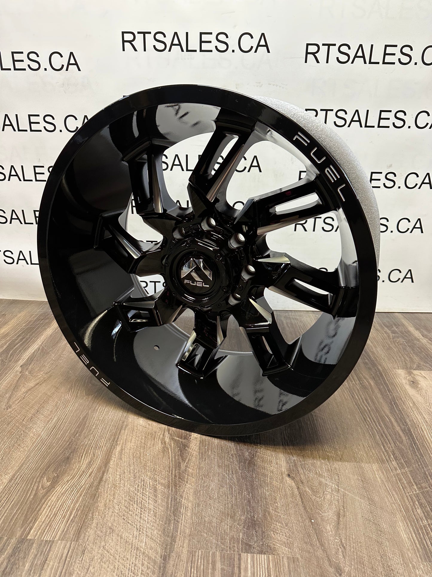 22x10 Fuel Lockdown Rims 8x165 Dodge Ram GMC Chevy 2500 3500