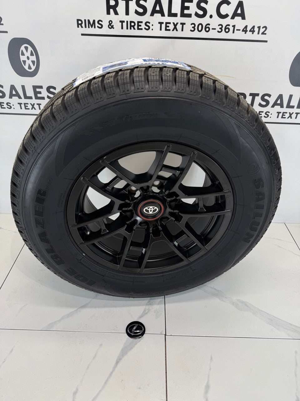 265/65/17 Winter tires 17x8 Replica 258 Rims 6x139