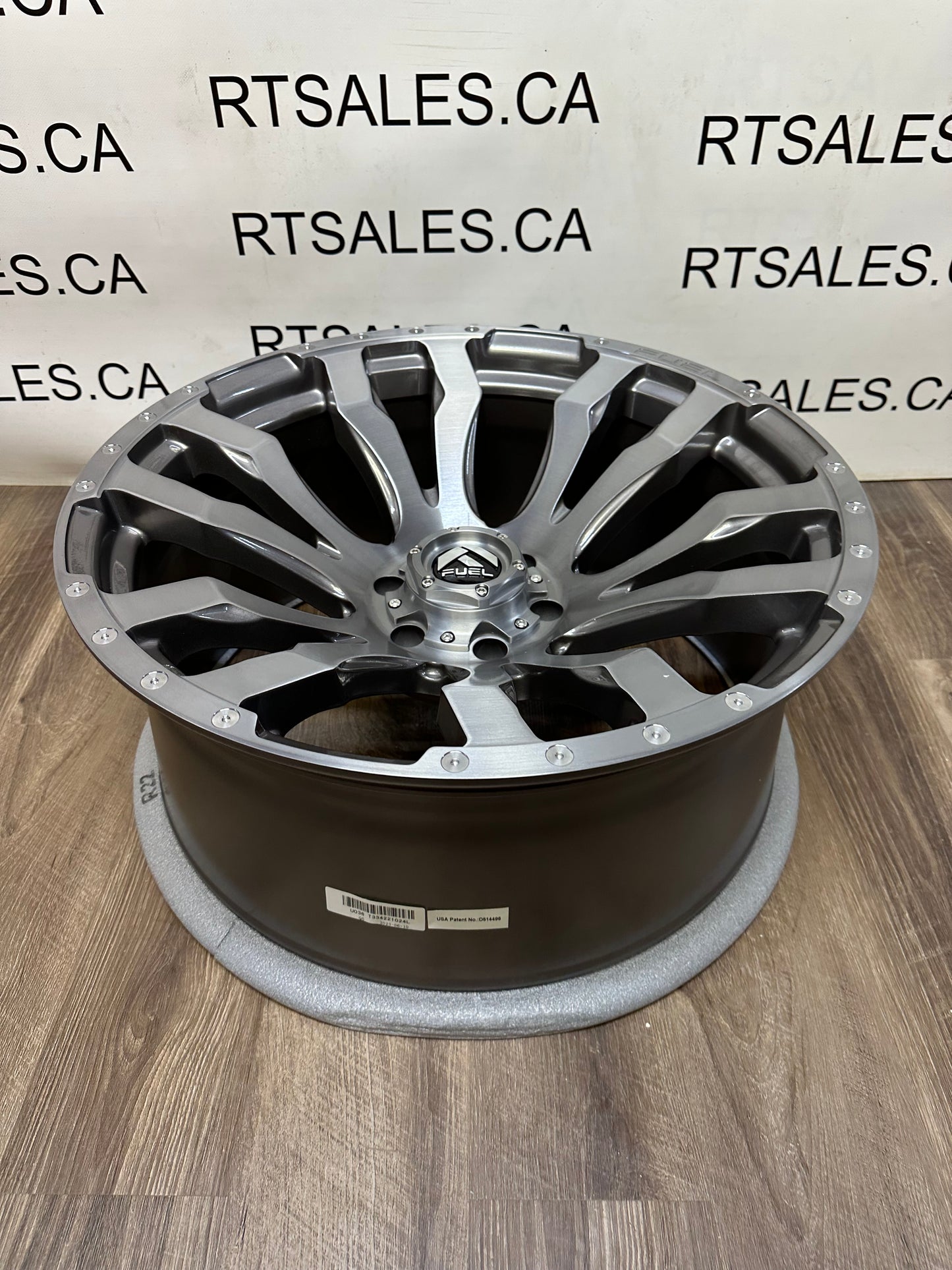 22x10 Fuel Blitz Rims 6x139.7