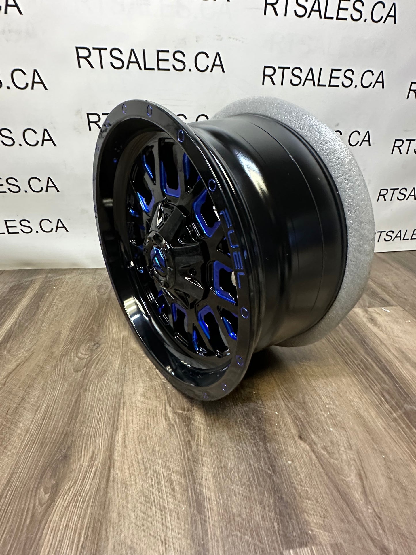 18x9 Fuel Stroke Rims 6x135/139.7 F-150 GM 1500 Ram