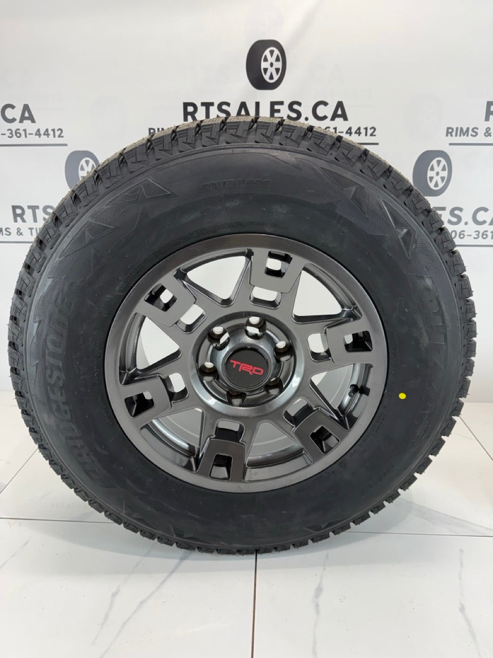 Bridgestone Blizzak Winter Tires on 17" TRD Rims 6x139.7