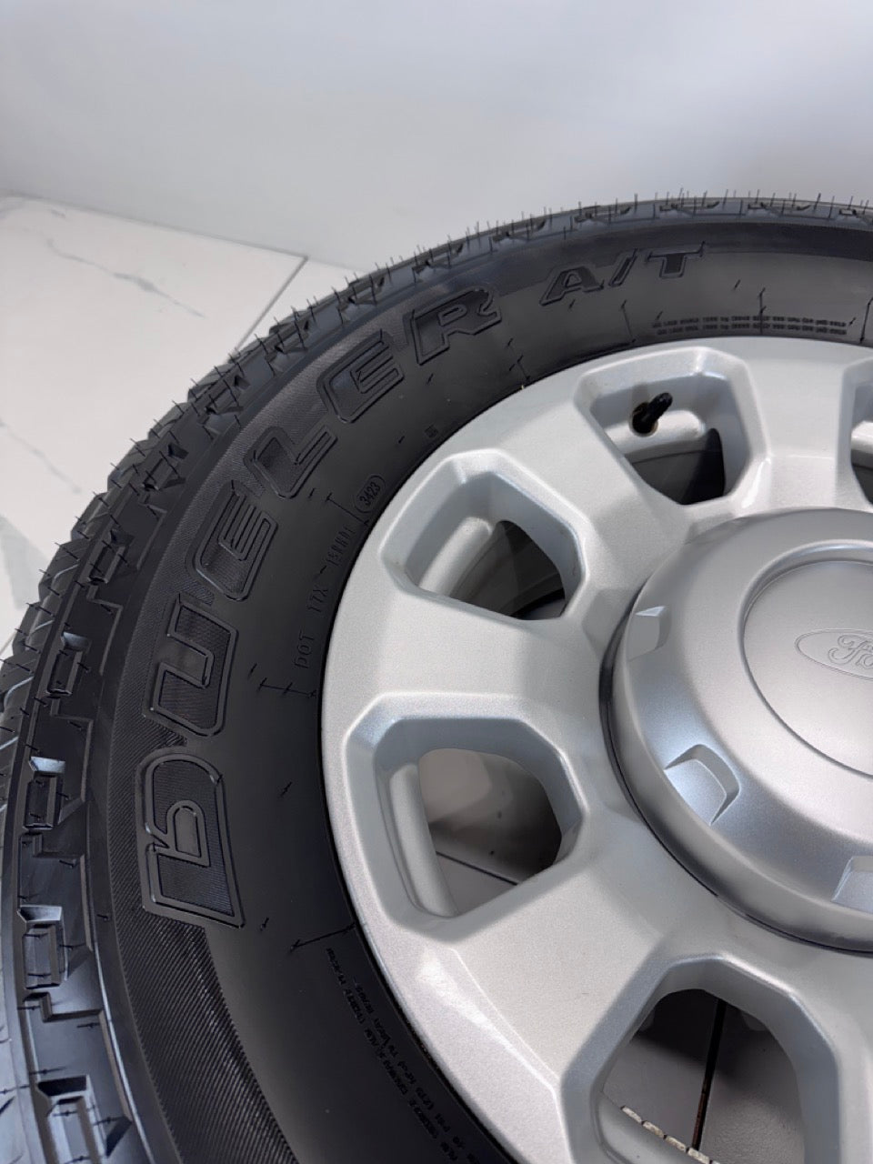 LT 275/70/18 Bridgestone tires Rims Ford F250 F350 8x170 OEM