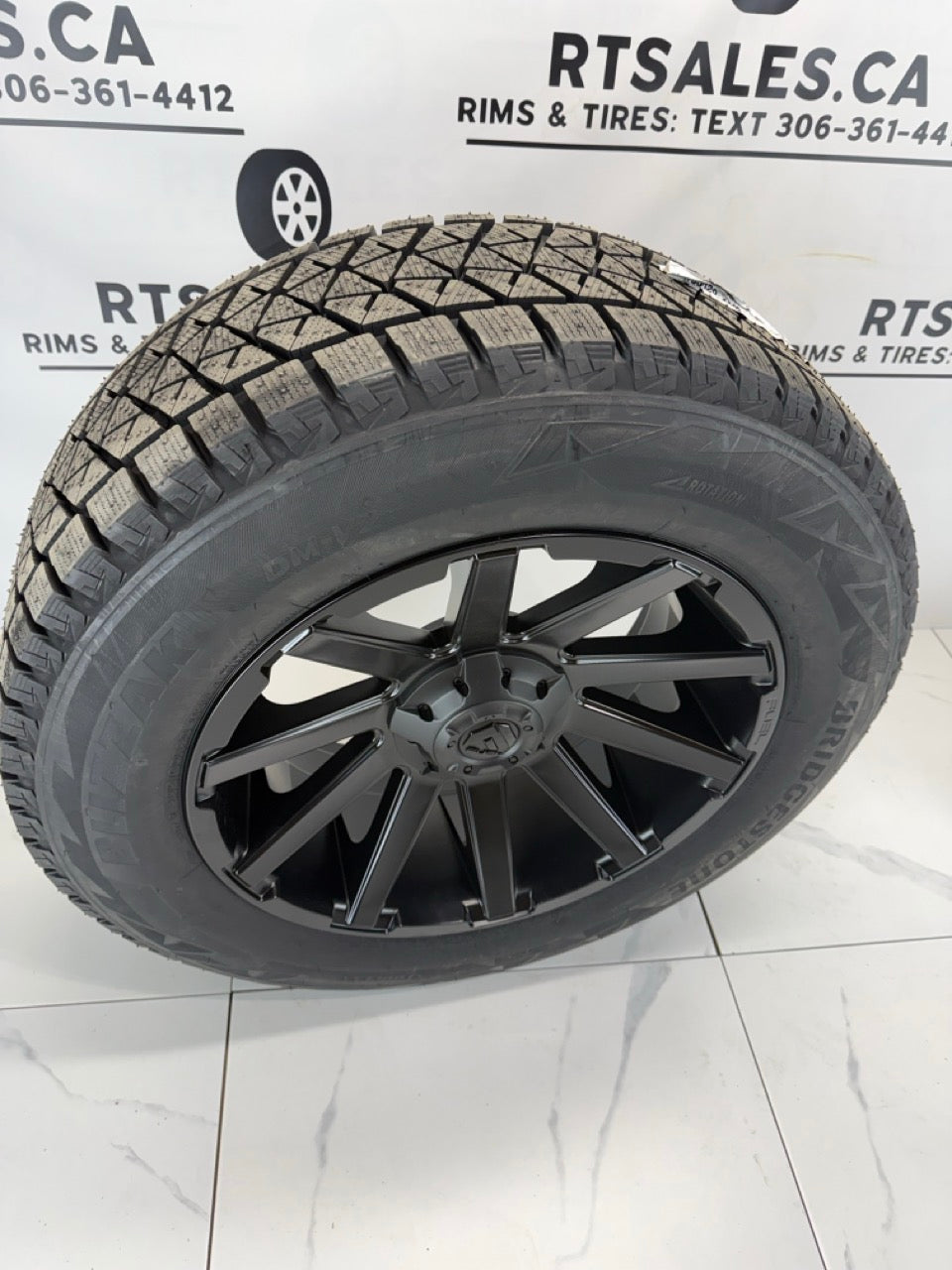 20" Blizzak Winter Tires Fuel Contra Rims 6x135/139 - MULTIPLE SIZES