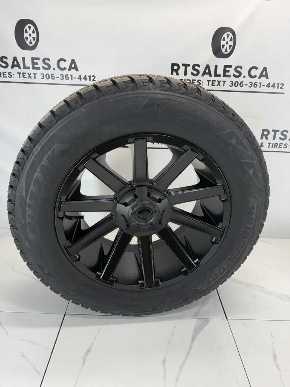 20" Blizzak Winter Tires Fuel Contra Rims 6x135/139 - MULTIPLE SIZES
