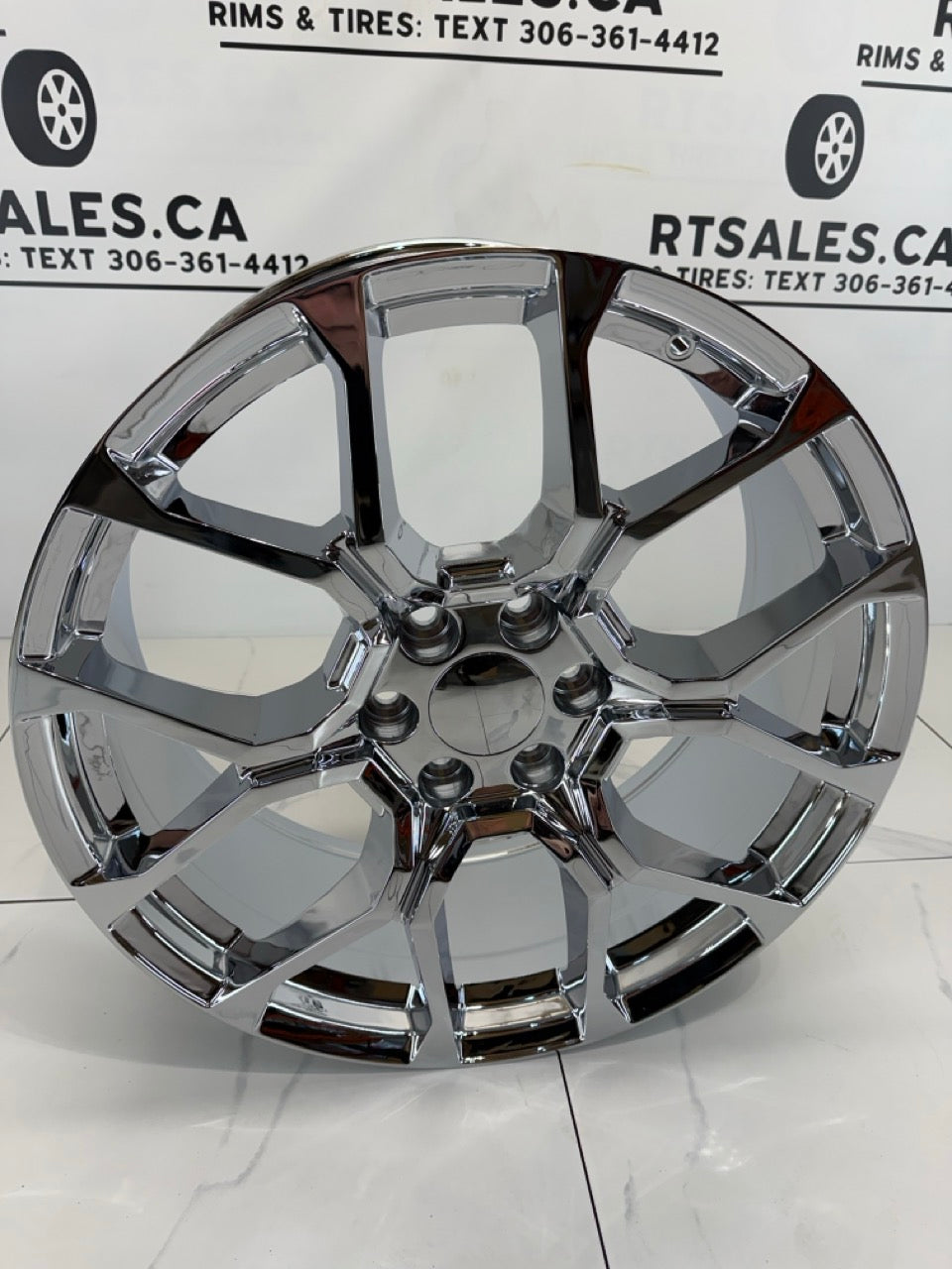 22x9 Chrome Replika Rims 6x139.7