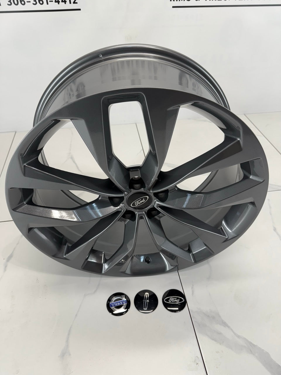 20x8.5 Gloss Gunmetal R325 Rims 5x108