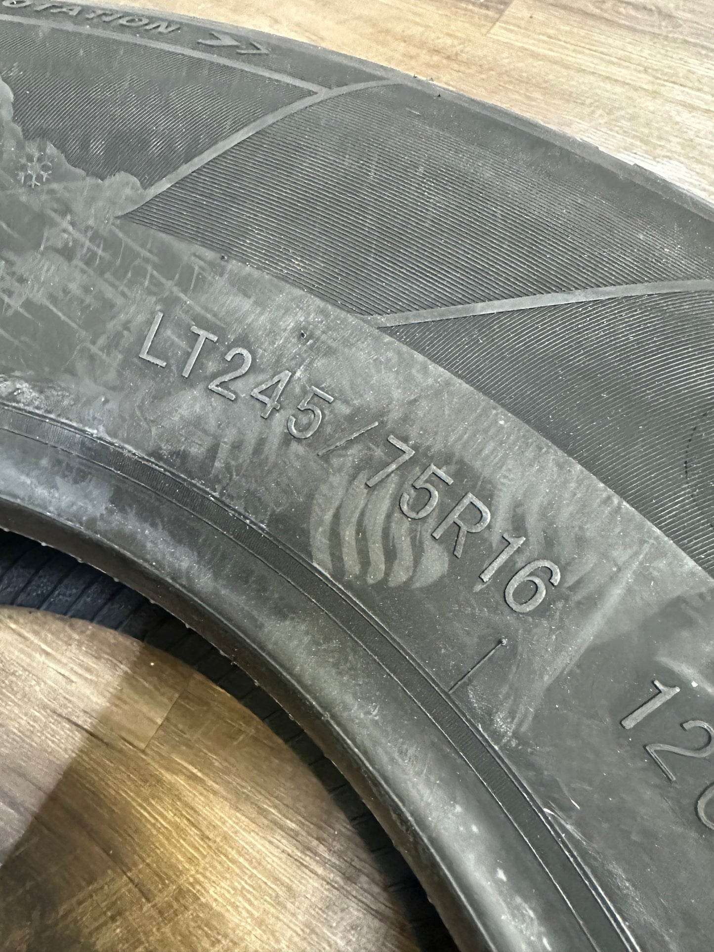 LT 245/75/16 Imperial ECO NORTH LT STUDDED E Winter Tires