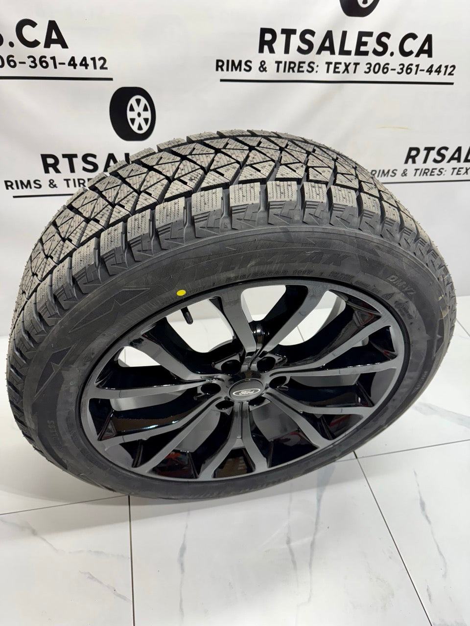 Bridgestone Blizzak Winter Tires on 22" Ford F-150 Rims