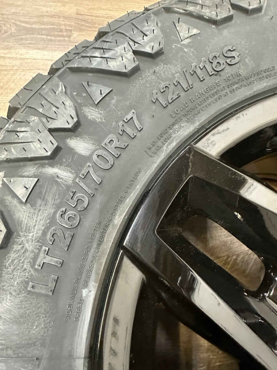 265/70/17 Amp tires rims Chevy Gmc 1500 6x139 - R&T Sales