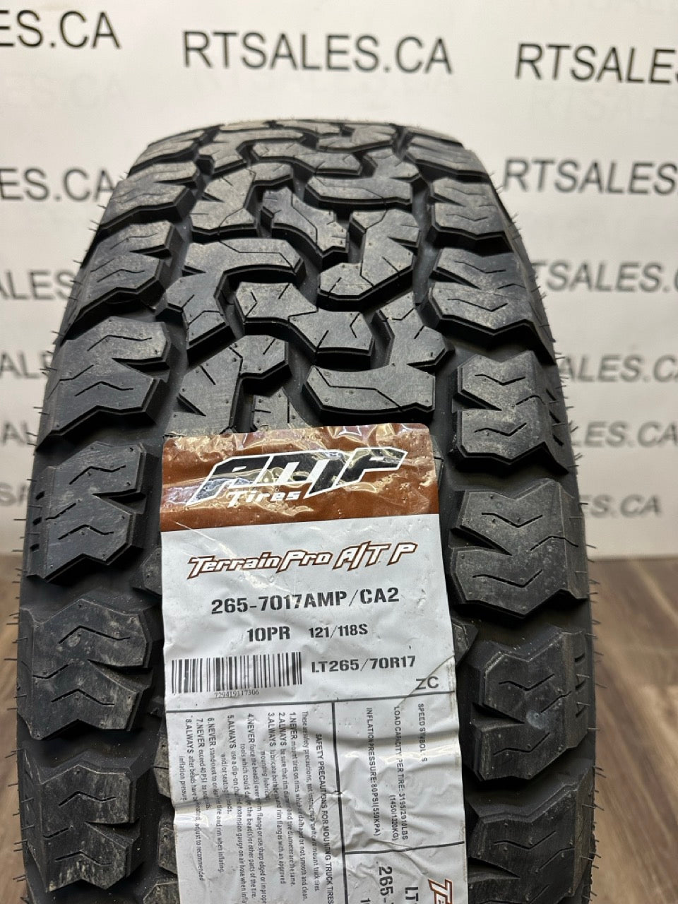 265/70/17 Amp tires rims Chevy Gmc 1500 6x139 - R&T Sales