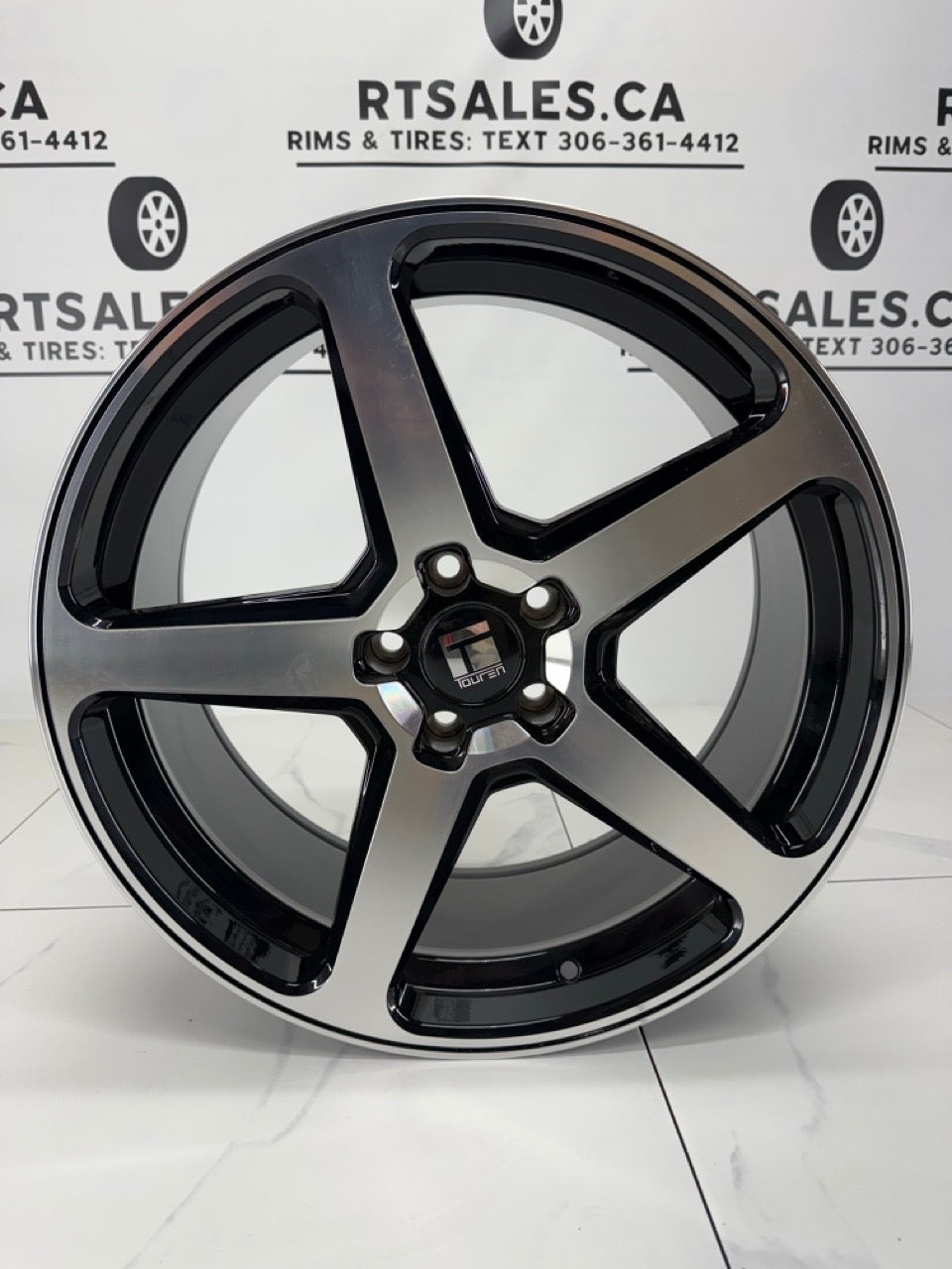 20X9 Touren TF96 Rims 5x114.3 Gloss Black/Machined