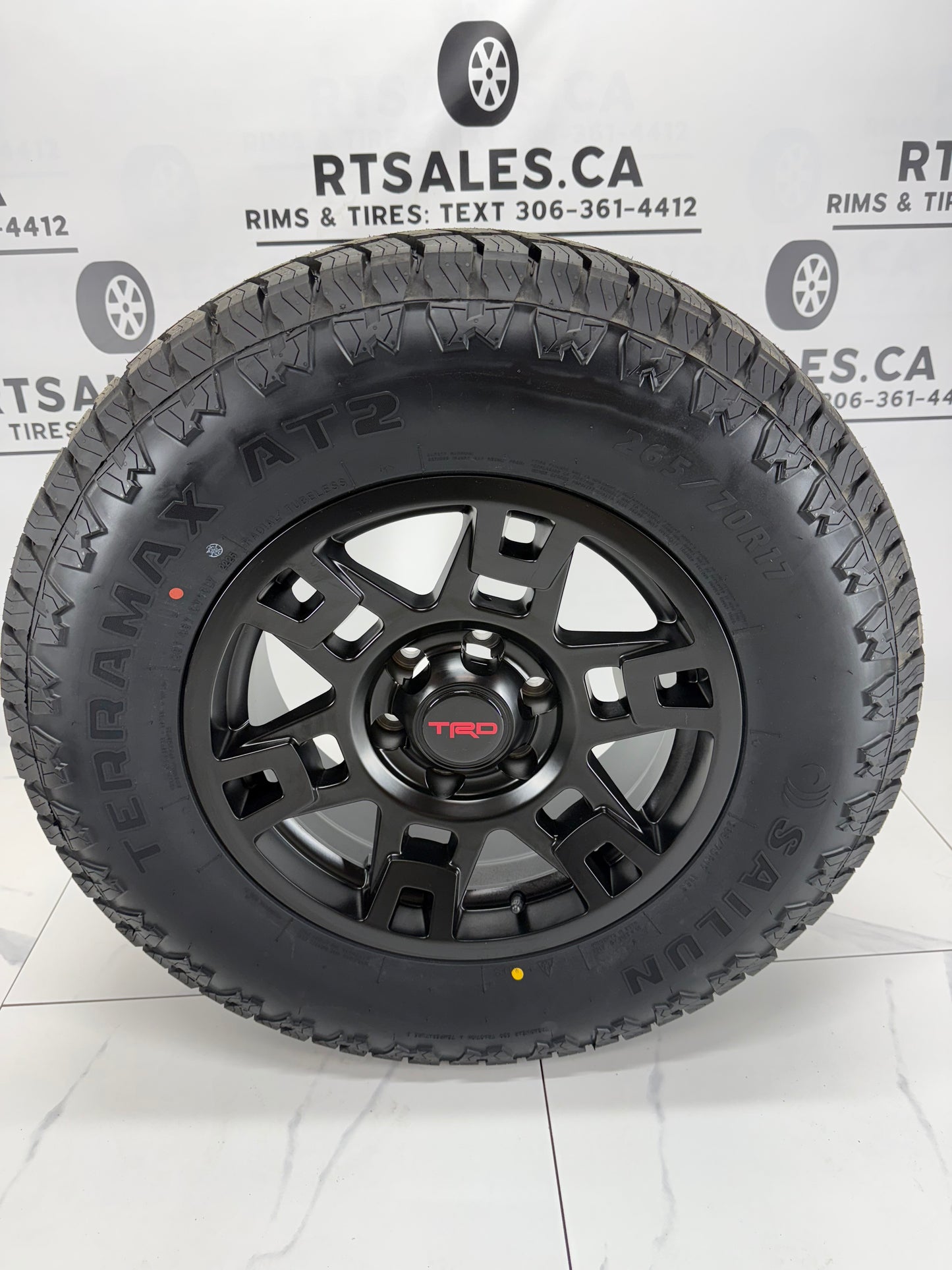Sailun AT2 All weather Tires on 17" TRD Replica Rims 6x139