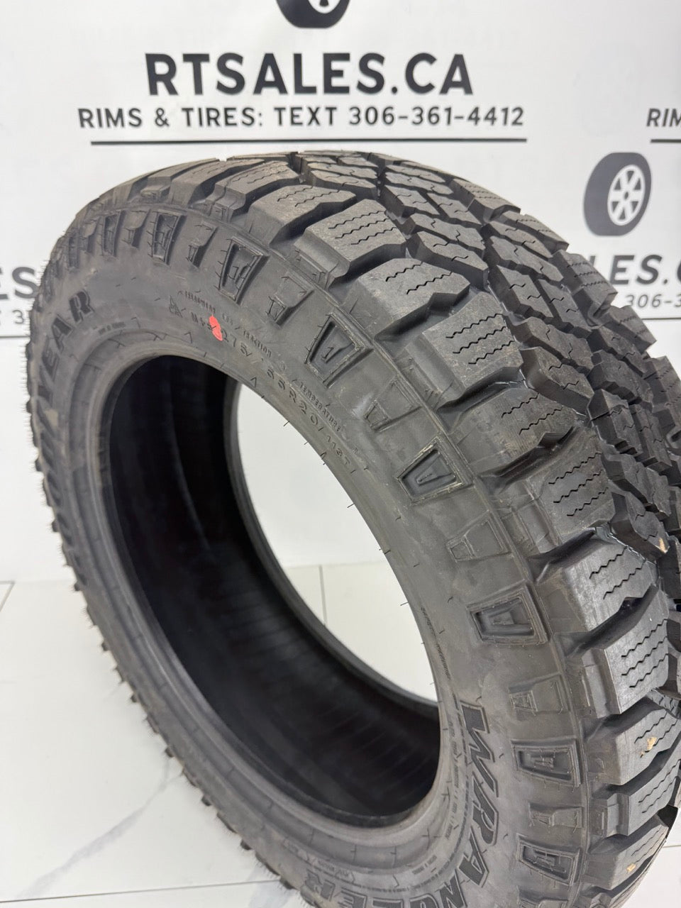 275/55/20 Goodyear WRANGLER DURATRAC All Weather Tires