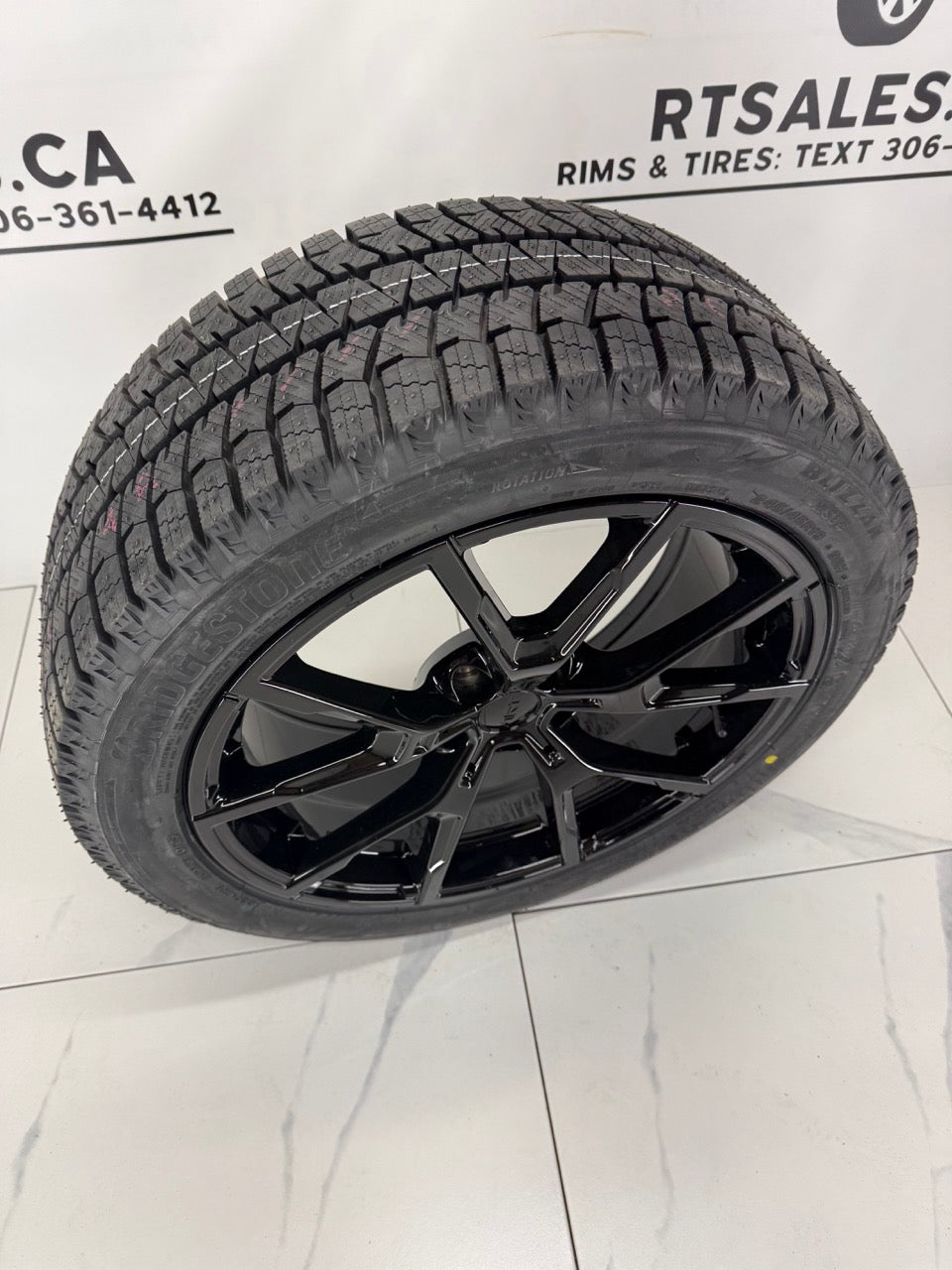 Bridgestone Blizzak Winter Tires On 19" DAI Rims 5x112