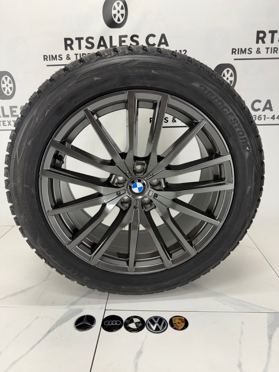 Bridgestone Blizzak Winter Tires on 20" Rims 5x112