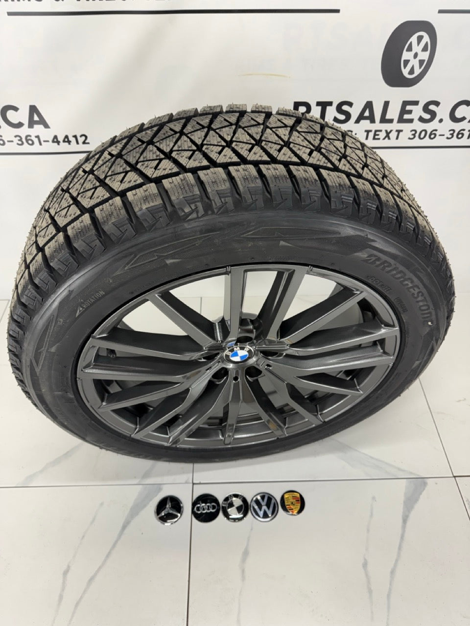 Bridgestone Blizzak Winter Tires on 20" Rims 5x112